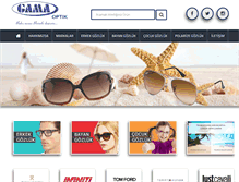 Tablet Screenshot of gamaoptik.com